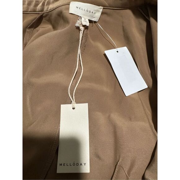 Mellóday NWT rushed shirt dress button front S - Picture 4 of 7